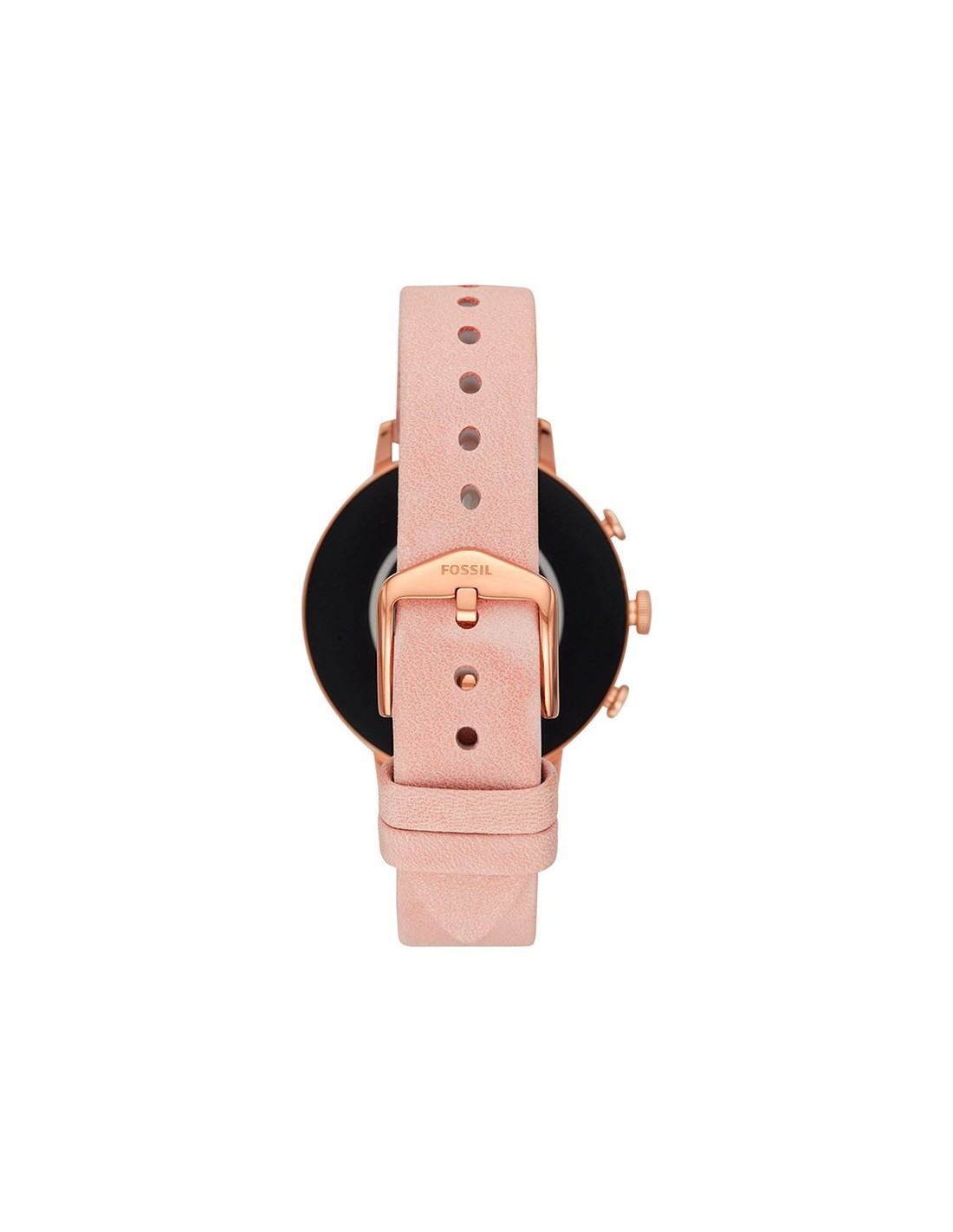 smartwatch fossil venture hr blush leather ftw6015