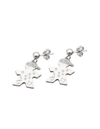 | LP1112/4/1 | Lotus Silver Earrings