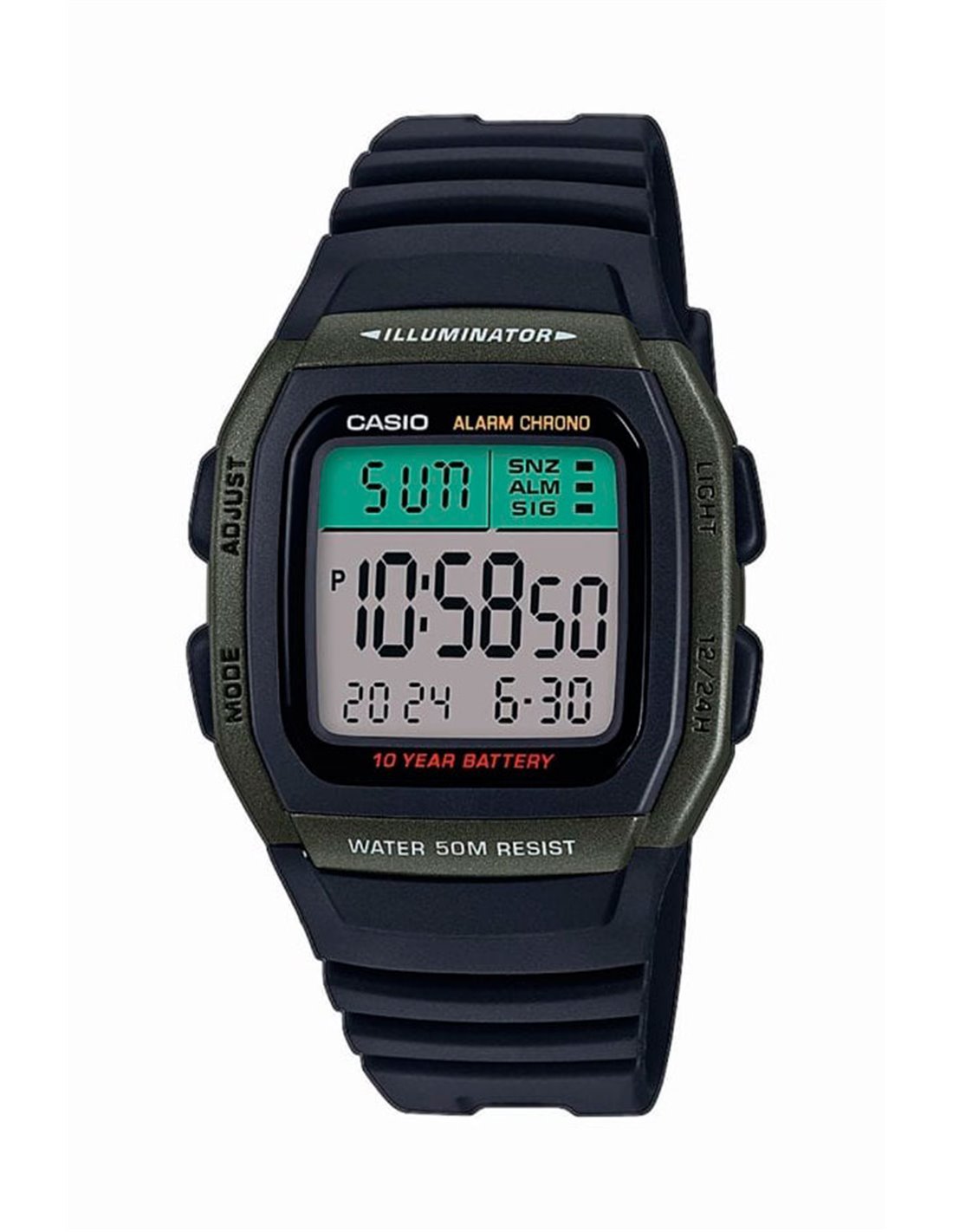 | W-96H-3AVEF | Relógio Casio « COLLECTION » W-96H-3AVEF