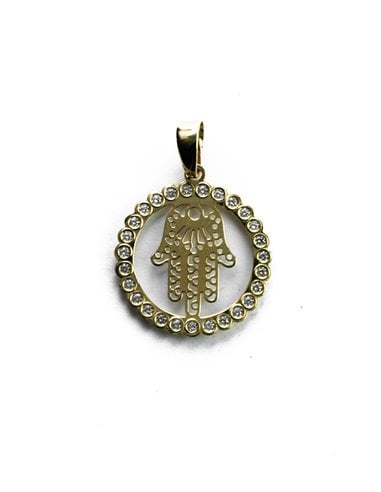 Colgante Oro 18 K Mano de Fátima