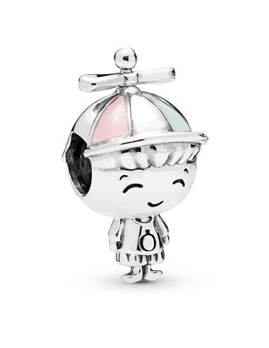 | 798015ENMX | Charm Pandora Menino com boné
