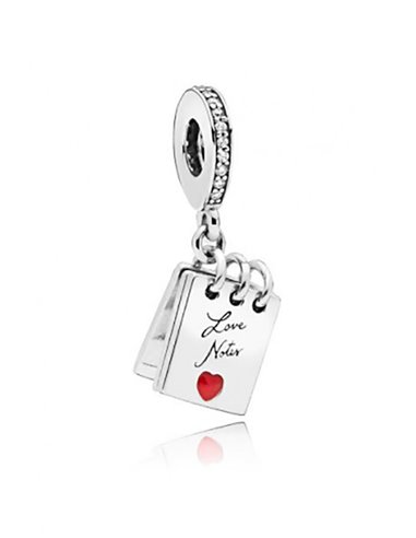 | 797835CZ | Pandora Charm Notepad with Love Notes