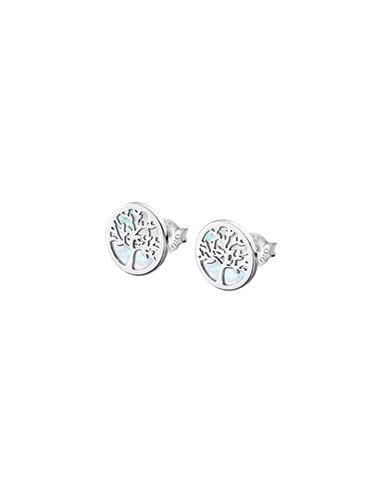 | LP1821/4/1 | Lotus Silver Earrings Tree of Life
