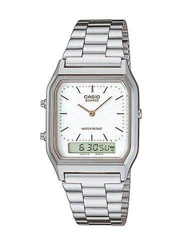 Reloj Casio AQ-230A-7DMQYES Collection Vintage Edgy Blanco