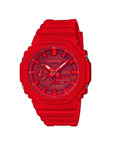 | GA-2100-4AER | Herrenuhr Casio « G-SHOCK & G-CARBON » GA-2100-4AER