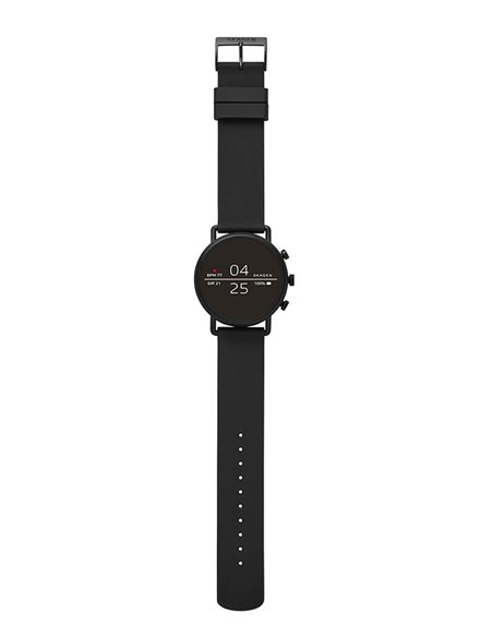 skagen falster 2 black mesh