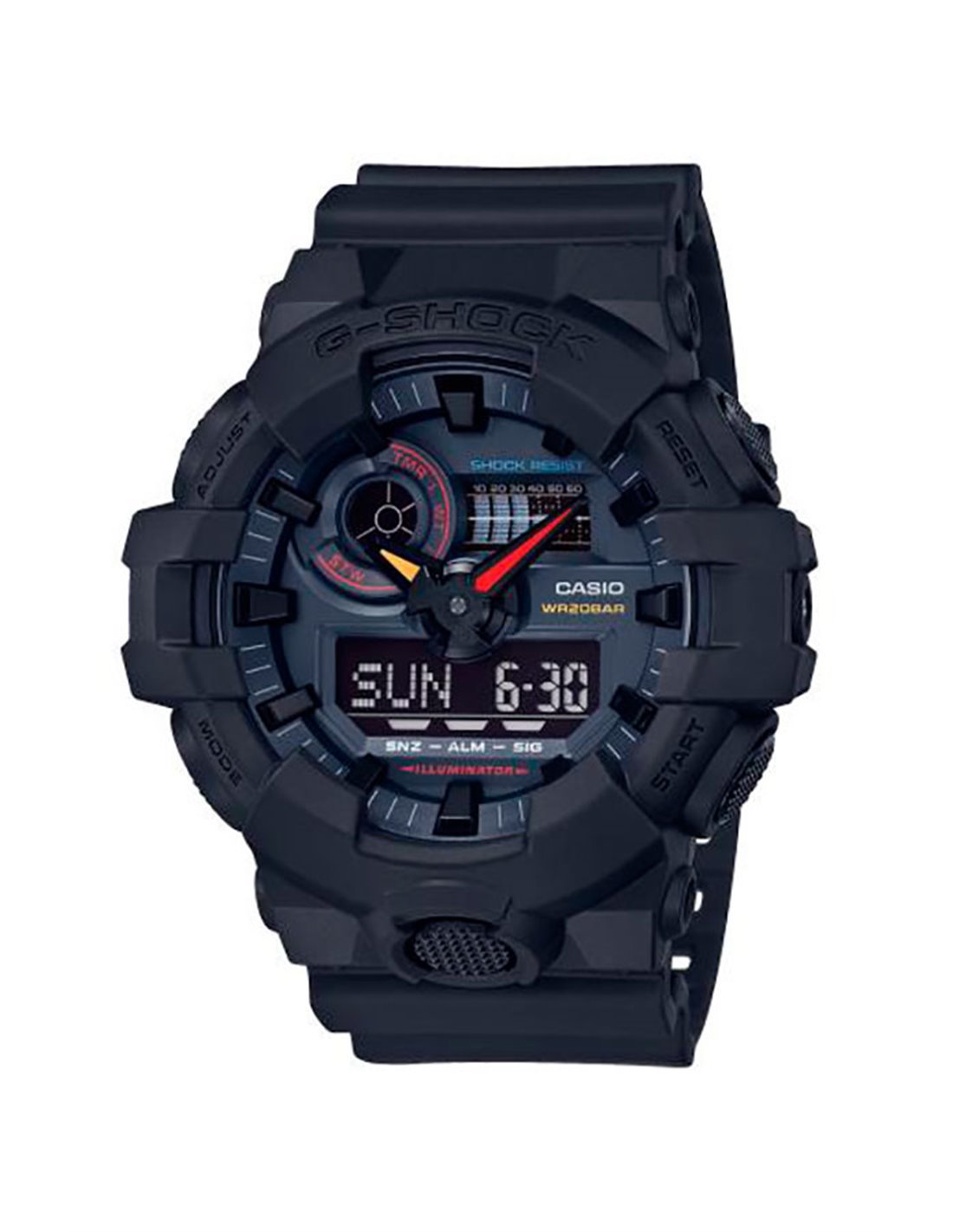  GA700BMC1AER Casio Watch GShock BLACK & NEON GA700BMC1AER