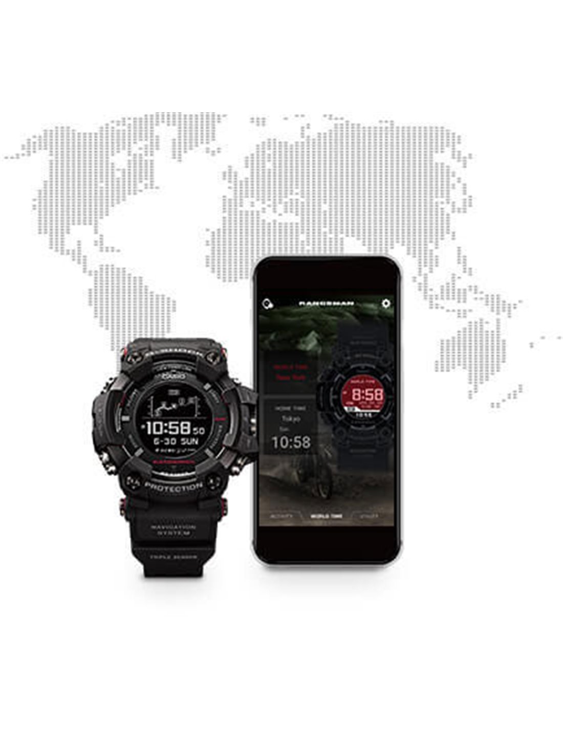 escapar Estimar Escribe un reporte GPR-B1000-1ER | Reloj GPR-B1000-1ER Casio G-Shock RANGEMAN GPS