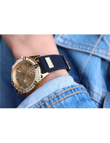不動】GUESS レディース ゴールド 腕時計 W1160L1 - メルカリ