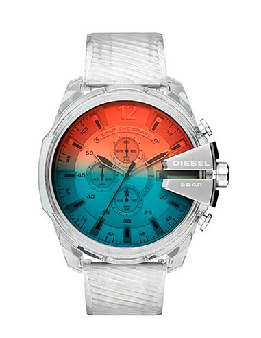 | DZ4515 | Herrenuhr Diesel MEGA CHIEF CLEAR TRANSPARENT DZ4515