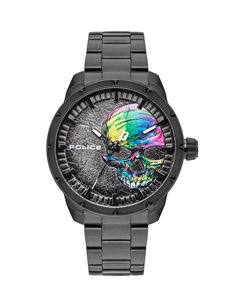 Police PL15715JSB/78M Watch NEIST SKULL IP GUN RAINBOW