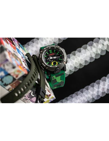 | GA-2000GZ-3AER | Casio « GORILLAZ » G-SHOCK & G-CARBON GA-2000GZ-3AER