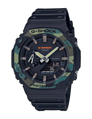 | GA-2100SU-1AER | Reloj Casio « G-SHOCK & G-CARBON » COLORS MILITARY