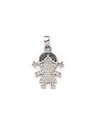 | 24500075 | Pendant « Little girl with pigtails »