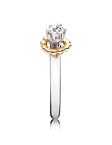 | 190379-CZ-12 | Anel Pandora « Gold Bubble Breath »