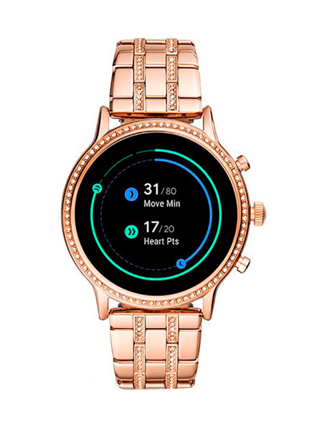 cinta judío aquí FTW6035 | Fossil Smartwatch « The Julianna HR » FTW6035