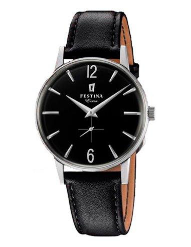 Reloj Festina F20248/4 Extra Negro Numeración Plateada