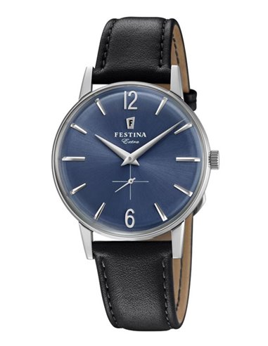 Montre Festina F20248/3 Extra Bleu Numérotation Argent