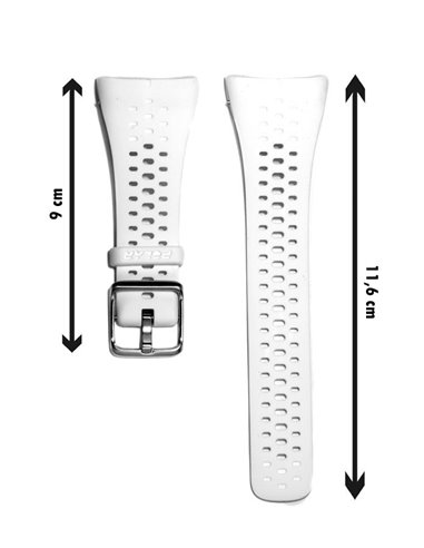 | M430-B BLANC | Bracelet Polar « BLANC » M430-B S/M