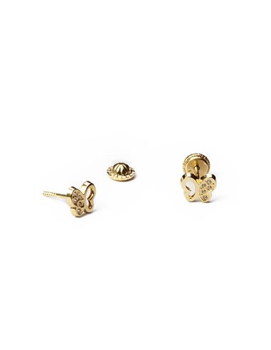Boucles d'Oreilles 18 K « BÉBÉ » 55963-P