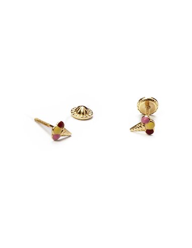 Pendientes Oro 18 K « BEBÉ » 16035R