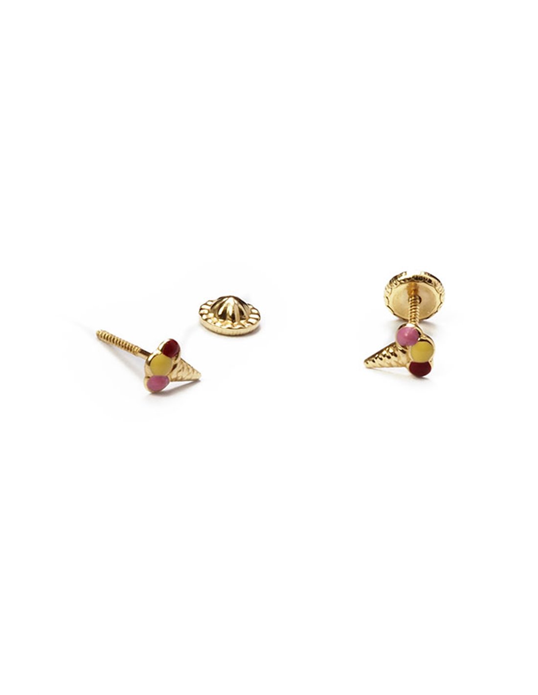 18 K Gold Earrings « BABY » 16035R