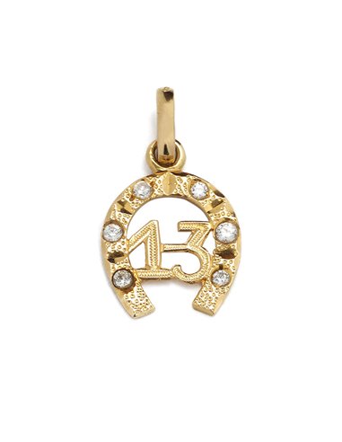 Pendentif D´or 18 K « Fer à cheval » AAE110