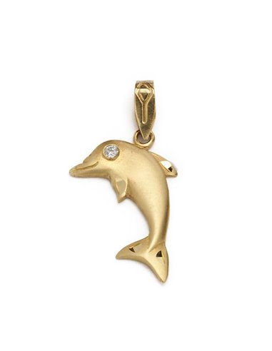 Pendentif D´or 18 K « Dauphin » 81247AN