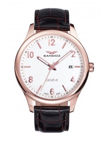 | 81365-85 | Herrenuhr Sandoz « GENÈVE ELEGANT » 81365-85
