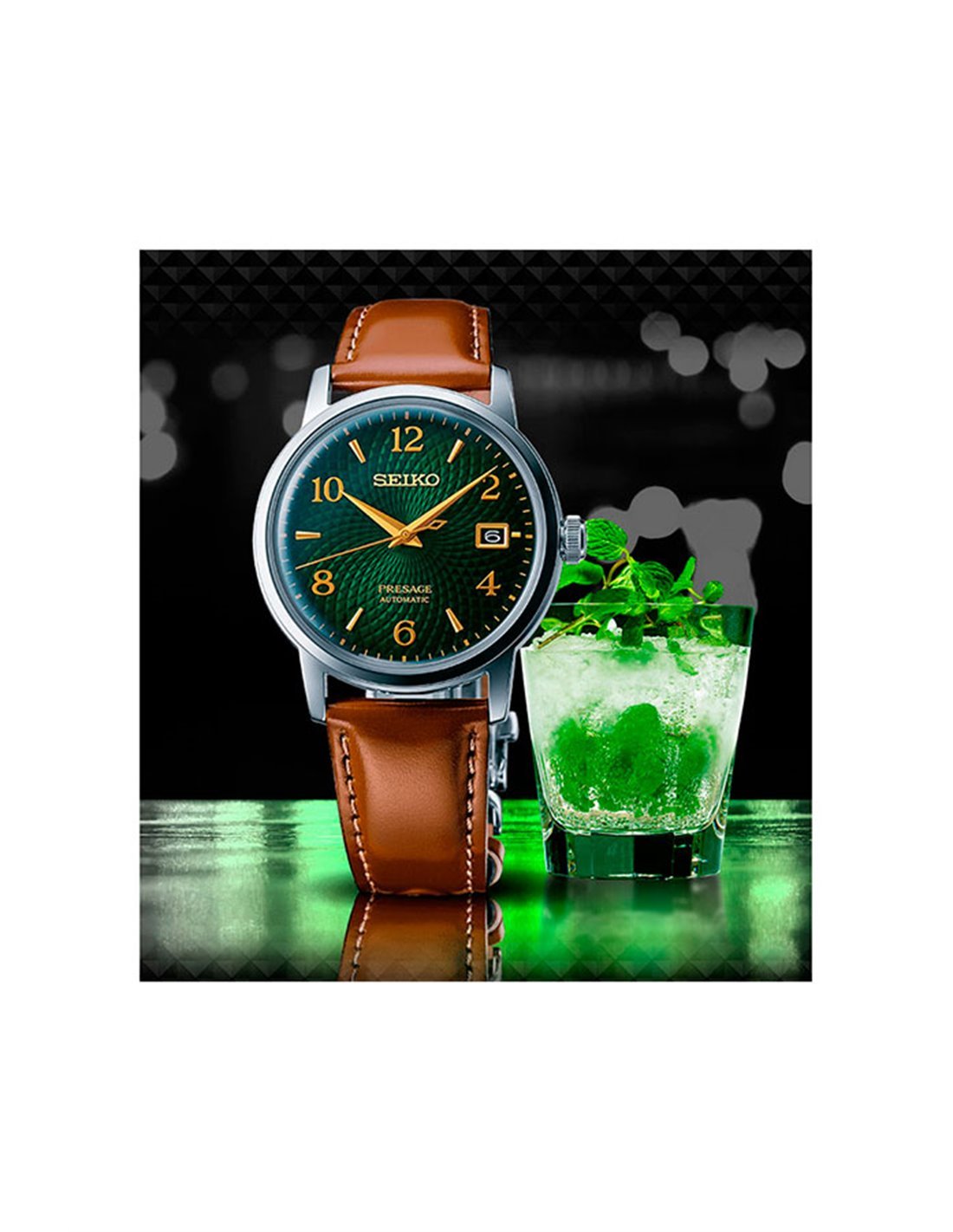 Montre Seiko SRPE45J1 Automatique Presage Cocktail The Mojito