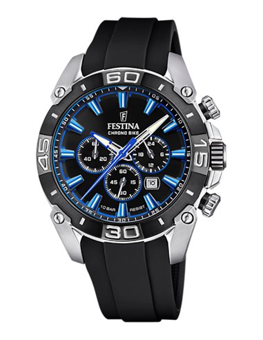 Reloj Festina F20544/2 Chrono Bike Negro y Azul