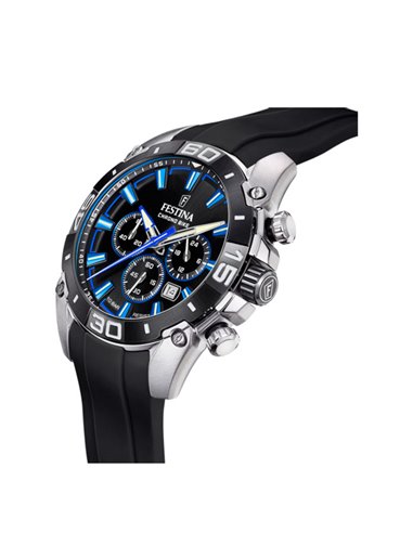 Reloj Festina F20544/2 Chrono Bike Negro y Azul