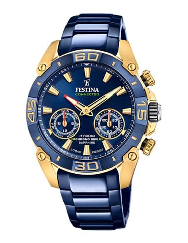 Herrenuhr Festina F20547/1 Hybrid Connected Chrono Bike Blau