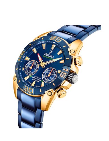 Herrenuhr Festina F20547/1 Hybrid Connected Chrono Bike Blau