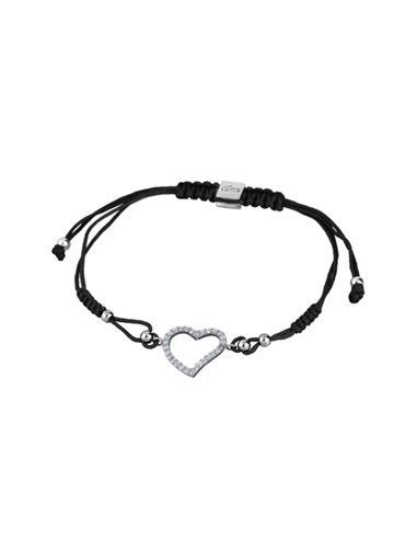 | LP1519/2/2 | Pulsera Lotus Silver HEART
