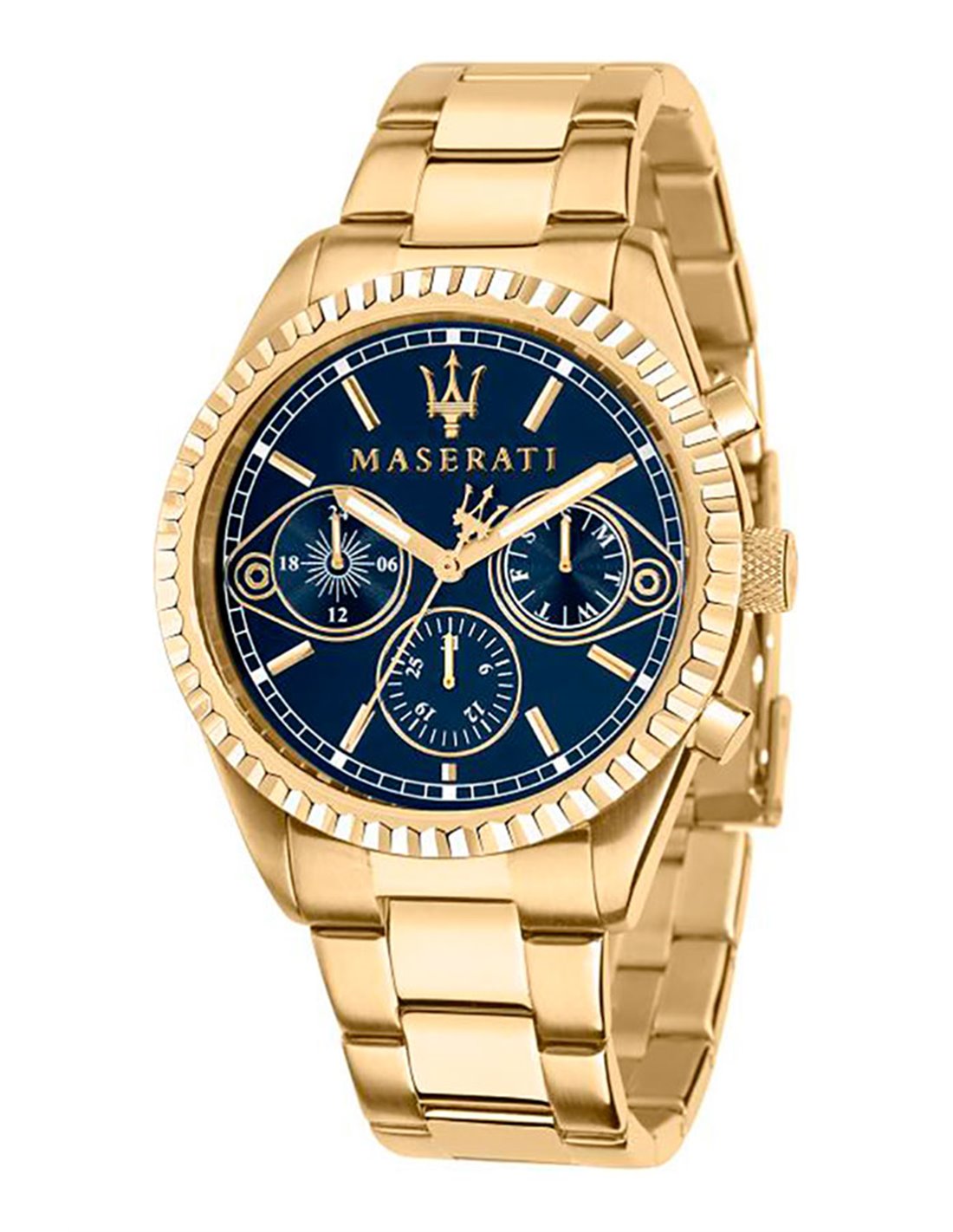 Relógio Homem Dourado - Maserati