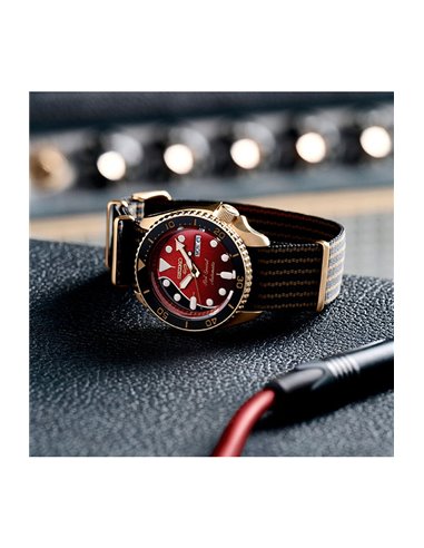 Seiko Watch SRPH80K1 Automatic Nº5 Sports Brian May Red Special II