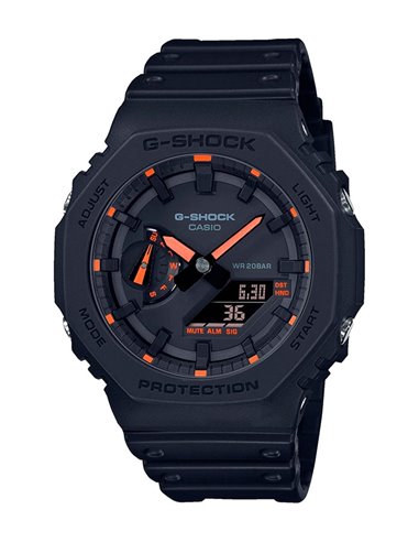 | GA-2100-1A4ER | Herrenuhr Casio « G-SHOCK & G-CARBON » GA-2100-1A4ER