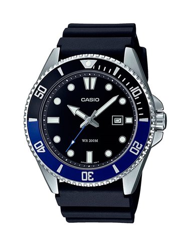 Herrenuhr Casio MDV-107-1A2VEF Collection Batman-Lünette