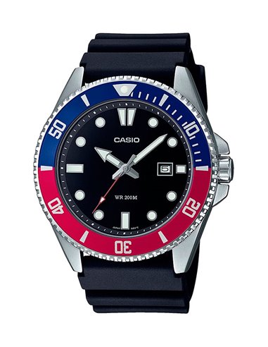 Montre Casio MDV-107-1A3VEF Collection Lunette Pepsi