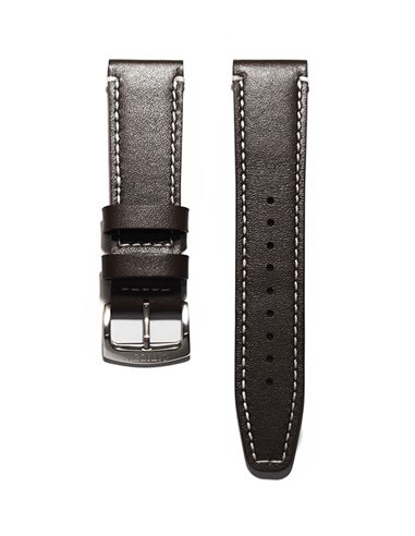 Uhrenarmband Citizen NJ0100 Dunkelbraunes Leder 22 mm