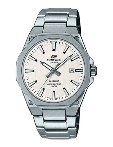 Herrenuhr Casio EFR-S108D-7AVUEF Edifice Classic Collection mit weibem Zifferblatt