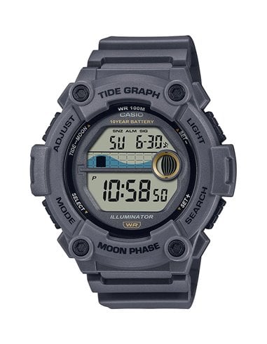 | WS-1300H-8AVEF | Reloj Casio « COLLECTION TIDE GRAPH MOON PHASE » WS-1300H-8AVEF