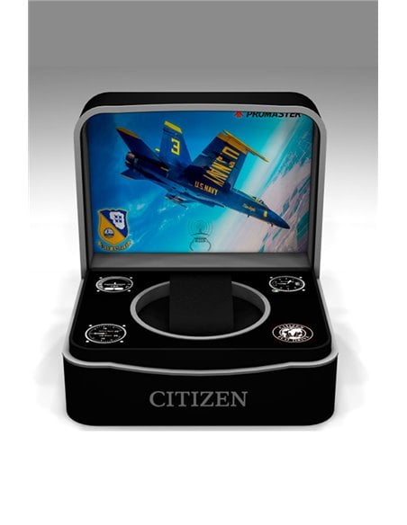 Citizen JY8078-01L Watch Eco-Drive Radio Controlled SUPER PILOT PROMASTER BLUE ANGELS