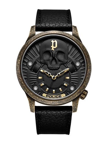 | PEWJA2227702 | Montre Police « JET 3H BLACK&GOLD » PEWJA2227702