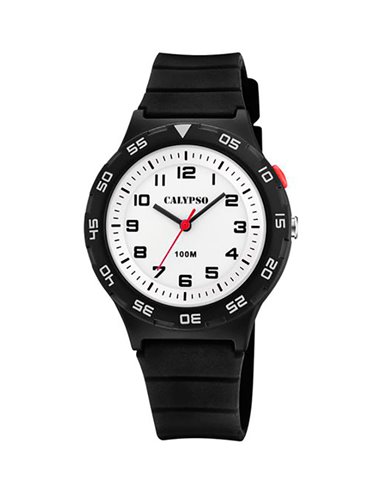 Reloj Digital Calypso Hombre Negro y azul K5610/6