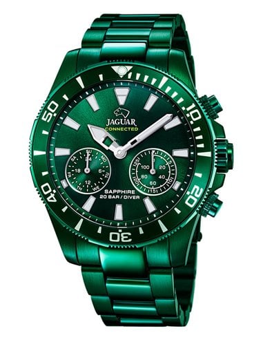 Herrenuhr Jaguar J990/1 Hybrid Connected Grün Limited