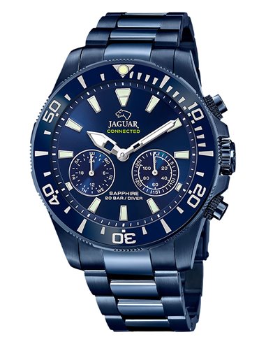 Herrenuhr Jaguar J930/1 Hybrid Connected Blau Limited