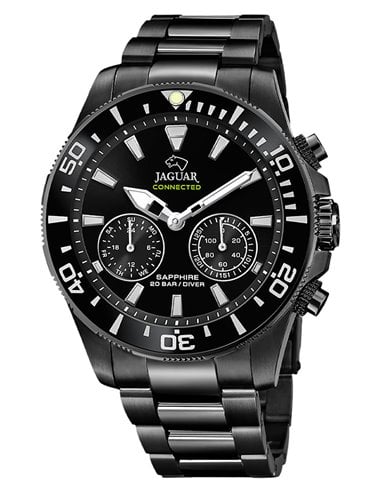 Herrenuhr Jaguar J929/1 Hybrid Connected Schwarz Limited