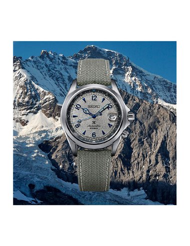 Relógio Seiko SPB355J1 Automático Prospex Alpinist Europe Rock Face